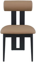 Load image into Gallery viewer, Dario - Faux Leather Dining Chair With Black Frame (Set of 2)
