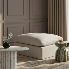 Load image into Gallery viewer, Indulge - Linen Ottoman
