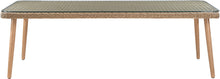 Load image into Gallery viewer, Seacrest - Tempered Glass Top And Wicker Outdoor Patio Dining Table
