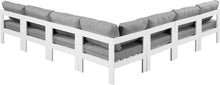 Load image into Gallery viewer, Nizuc - Outdoor Patio 7 Piece Modular Sectional With White Frame
