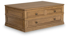 Load image into Gallery viewer, Sharlance - Lift Top Cocktail Table - Light Brown
