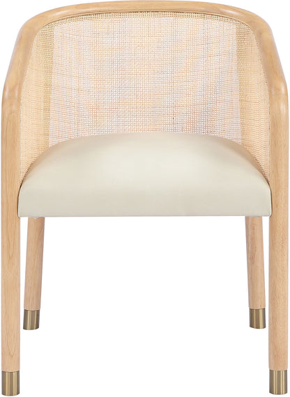 Sylvan - Vegan Leather Dining Chair (Set of 2) - Natural Frame