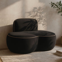 Load image into Gallery viewer, Swerve - Velvet Upholstered Chair
