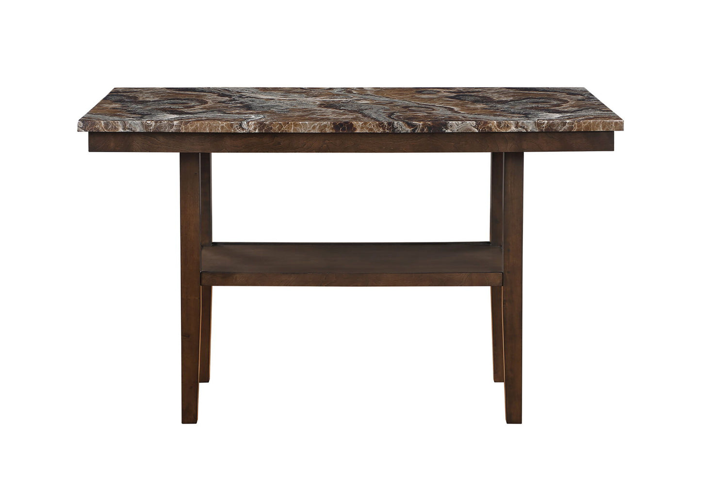 D4355 - 9 Piece Dining Room Set (Bar Table With 8 Bar Stools) - Dark Brown
