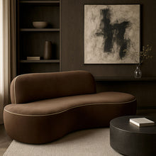 Load image into Gallery viewer, Swerve - Velvet 77" Upholstered Loveseat
