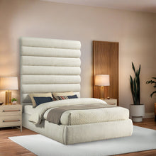 Load image into Gallery viewer, Adam - Boucle Fabric Bed With 89" Headboard
