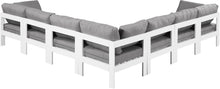 Load image into Gallery viewer, Nizuc - Outdoor Patio 7 Piece Modular Sectional With White Frame
