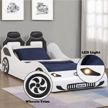 Load image into Gallery viewer, Colen - Twin Car Bed With LED
