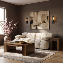 Load image into Gallery viewer, Orin - Velvet Performance Fabric Upholstered 2 Piece Modular Sofa
