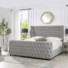 Load image into Gallery viewer, Brooklyn - Tufted Panel Bed Headboard And Footboard Set
