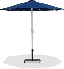 Load image into Gallery viewer, Fiji - Aluminum Patio Umbrella With Square Black And White Base
