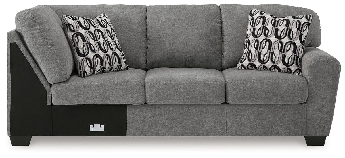 Birkdale Court - Raf Sofa With Corner Wedge - Gray