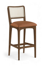 Load image into Gallery viewer, Atrium - Upholstered Bar Stool (Set of 2) - Brushed Brown Frame
