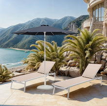 Load image into Gallery viewer, Fiji - Aluminum Patio Umbrella With Round White Base
