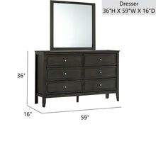 Load image into Gallery viewer, Daniel - Dresser, 6 Drawer
