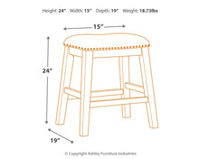 Load image into Gallery viewer, Caitbrook - Upholstered Stool (Set of 2) - Gray
