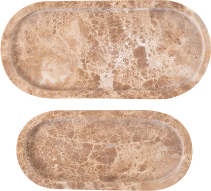 Vanta - Genuine Marble Tray (Set of 2)