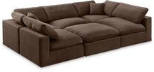 Load image into Gallery viewer, Comfy - 6 Piece Velvet Sectional

