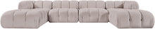 Load image into Gallery viewer, Orin - Velvet 6 Piece Modular Double Chaise Sectional
