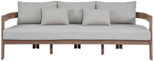 Load image into Gallery viewer, Newport - Water Resistant Fabric 86.75" Upholstered Outdoor Patio Sofa
