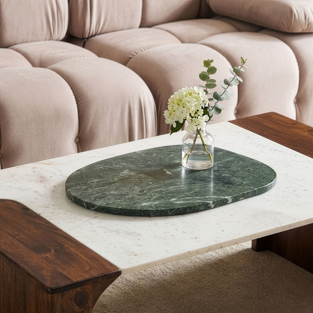 Livia - Genuine Marble Decorative Tray