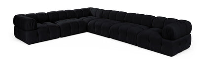 Orin - L-Shaped Velvet 6 Piece Modular Sectional