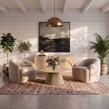 Load image into Gallery viewer, Cindra - Genuine Marble Top And Iron Base Table
