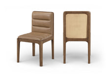 Load image into Gallery viewer, Ellis - Vegan Leather Upholstered Dining Chair (Set of 2) - Tan
