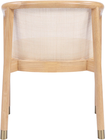Sylvan - Vegan Leather Dining Chair (Set of 2) - Natural Frame