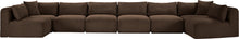 Load image into Gallery viewer, Shaggy - 8 Piece Modular U-Shaped Armless Sectional
