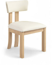 Load image into Gallery viewer, Lavrin - Vegan Leather Dining Side Chair (Set of 2) - Natural Base
