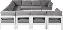 Load image into Gallery viewer, Nizuc - Outdoor Patio 10 Piece Modular Sectional With White Frame
