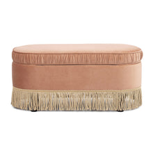 Load image into Gallery viewer, Serena - Contemporary Design Oval Storage Bench Ottoman
