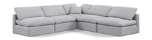 Load image into Gallery viewer, Indulge - Linen 5 Piece Modular Corner Armless Sectional
