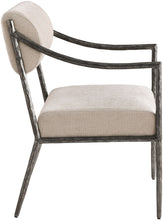 Load image into Gallery viewer, Bastille - Upholstered Dining Arm Chair (Set of 2) - Silver Frame
