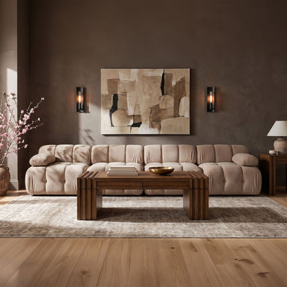 Orin - Velvet 4 Piece Modular Sofa