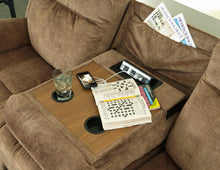 Load image into Gallery viewer, Huddle-Up Reclining Sofa with Drop Down Table
