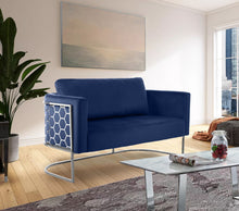 Load image into Gallery viewer, Casa - Loveseat with Chrome Legs
