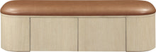 Load image into Gallery viewer, Velden - Upholstered Storage Bench With Stained Natural Base
