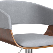 Load image into Gallery viewer, Lowell - Adjustable Swivel Bar Stool - Stone Gray

