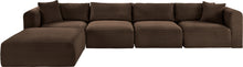 Load image into Gallery viewer, Shaggy - 5 Piece Modular Sectional With Ottoman
