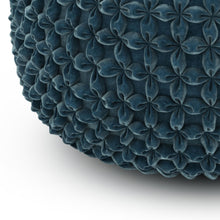 Load image into Gallery viewer, Renee - Handcrafted Round Pouf
