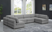 Load image into Gallery viewer, Beckham - 6 Piece Modular U-Shaped Armless Sectional
