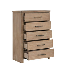 Load image into Gallery viewer, Anika - 5 Drawer Chest - Natural / Brown
