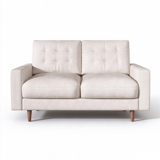 Loveseat Sofa, Tufted Back Upholstered 2 Seat Couch - Ego Home Furniture