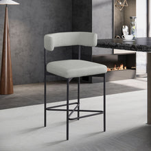 Load image into Gallery viewer, Rivage - Durable Stool With Black Frame (Set of 2)
