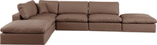 Load image into Gallery viewer, Comfy - 6 Piece Faux Leather Modular Sectional
