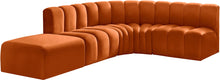 Load image into Gallery viewer, Arc - Velvet 5 Piece Corner Modular Sofa
