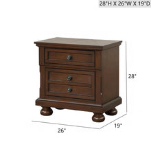 Load image into Gallery viewer, Meade - Nightstand - Dark Cherry

