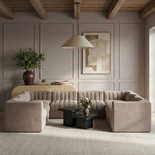 Load image into Gallery viewer, Rummi - Velvet Performance Fabric Upholstered Modular Sectional
